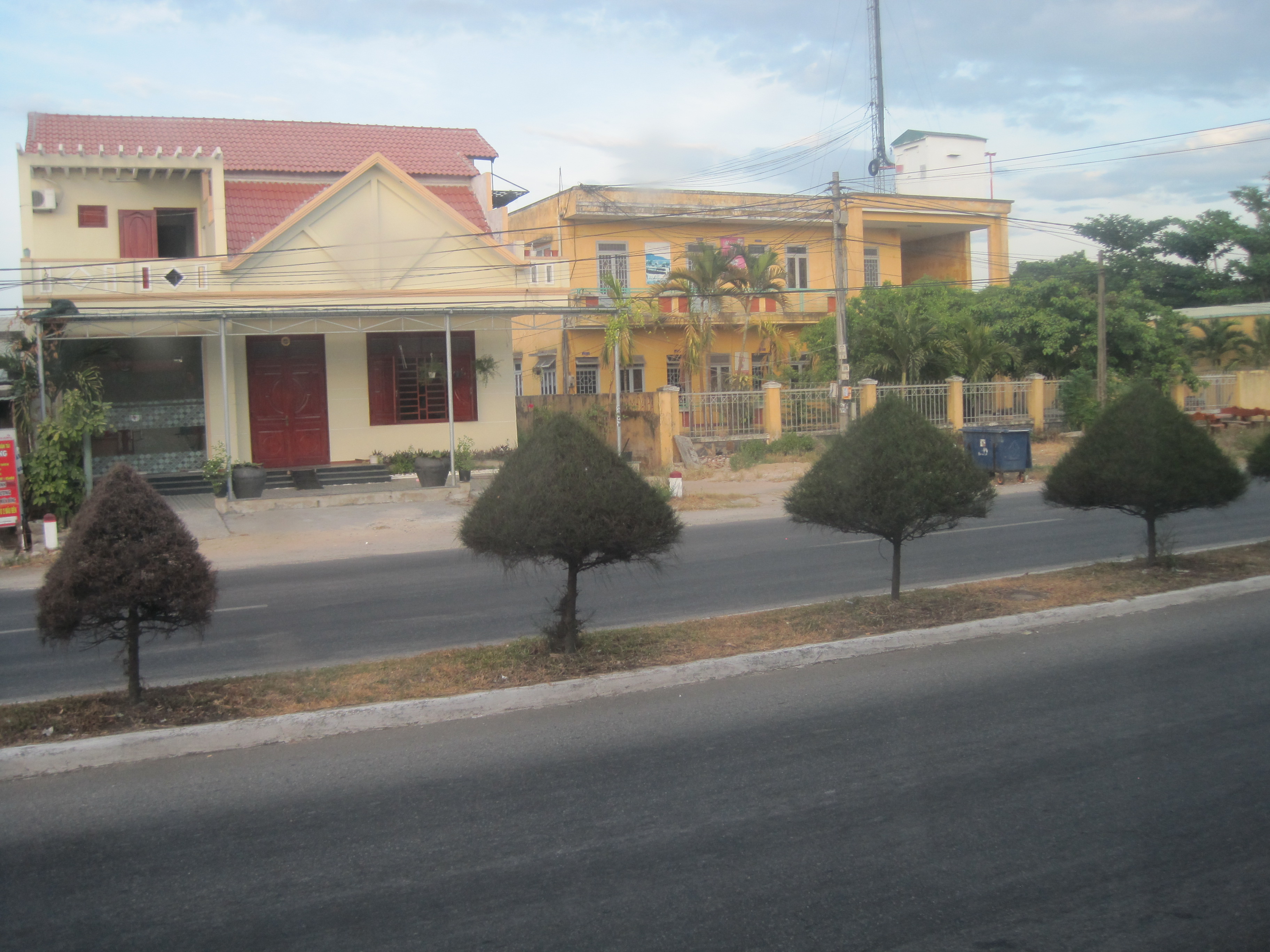 Er i Da Nang, men ikke i sentrum.