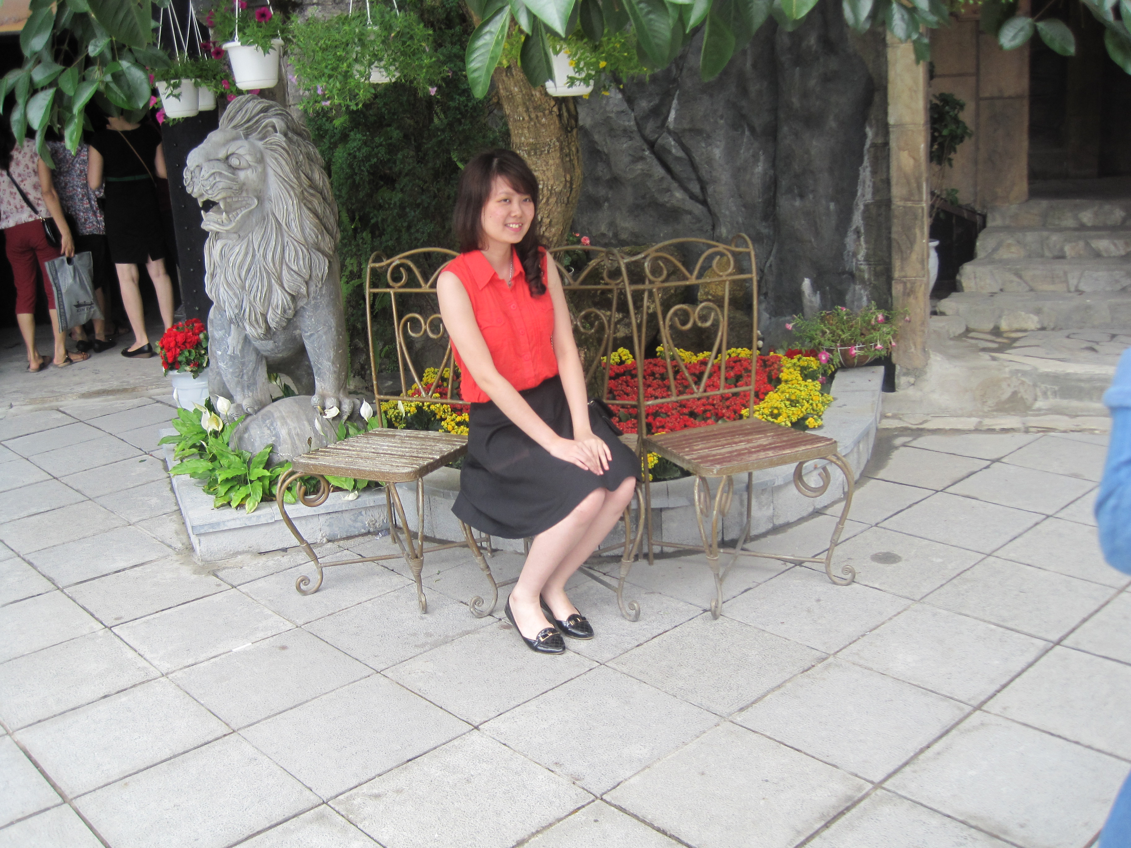 Søte og sjenerte Ko, som holder på å studere portugisisk. :)