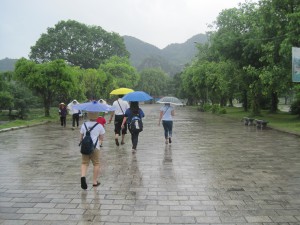 Regnfull dag i provinsen.