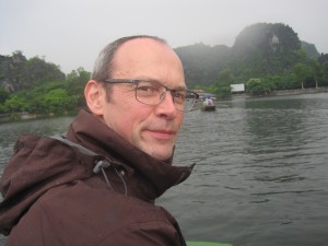 Engelskmannen, Martin, som bor i Australia ved Tam Coc