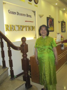 Meg i et av mine silke drakter.