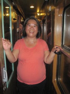 Jeg tar nesten hele gangen! ;)