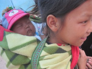 Nydelig liten baby til "Black mongs".