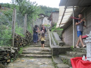 Bratter trapper og stier.