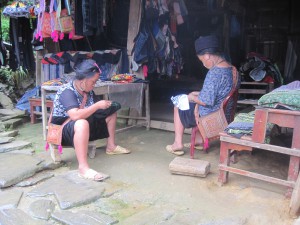 Håndarbeid i det daglige.