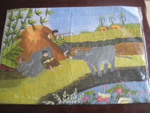 Et håndbrodert bilde som jeg har kjøpt i dag. :)