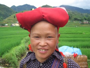 En kvinne fra en annen etnisk gruppe. Husker ikke navnet deres.