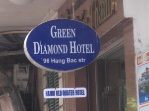 Jeg bor i gamlebydelen i Hanoi.