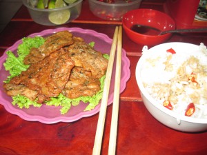 Middagen min i dag. Veldig billig! En slags fiskepannekake.