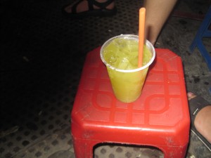 Bambussaften. Søt og godt.