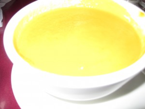 Gresskarsuppe. Nydelig!