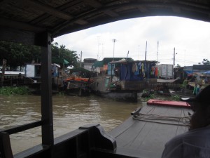 Første inntrykket av Mekong deltaen.